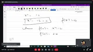 Numerical Methods(Non Linear Eqns) - Lec 5