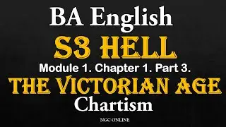 Chartism. S3 BA English HELL. Module 1 Chapter 1 Part 3. The Victorian Age.