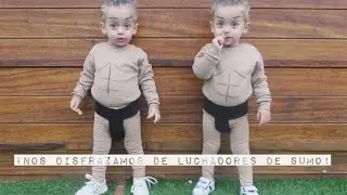 Disfraz DIY de LUCHADORES DE SUMO + Gonzalo está malito + Nos vamos a la playa | Vlog Fátima Cantó