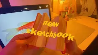 setting up a new sketchbook ✷ lets sketch!