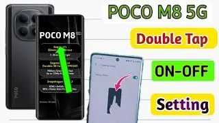 Poco M8 5g Double Tap ON-OFF Screen | How To Double Tap To Turn Screen ON-OF In Poco m8 5g 