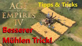 Age of Empires 4: Mühlentrick für Fortgeschrittene! | Tipps & Tricks Tutorial [Deutsch]