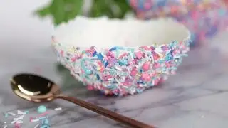How to Make Edible Ice Cream Bowls (With Sprinkles!)