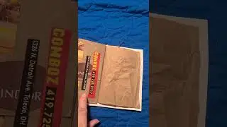 Small journal/glue book made from trash. I am going add to it when we travel this sunmmer.