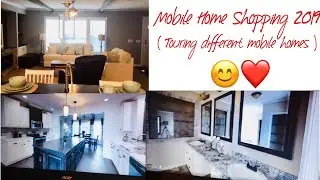 Mobile Home Tours/ Modular Home Tours/ Shopping for a new home 2019