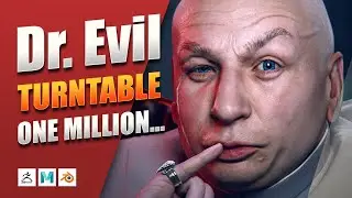 Dr. Evil from Austin Powers - Turntable #zbrush #maya #blender #vfx