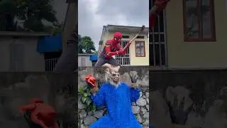 Brave Spider-Man - Confront the Ferocious 2-Horned Monster