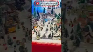 Christmas Village Display #short #shorts #asmr #viral #trending #fyp #shortfeed #shortsfeed #reels