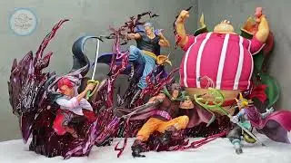 One Piece Shanks Member Figure by JacksDo Studio | Shanks Crew Statue | Shanks Crew Resin