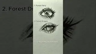 Drawing Eye's Tutorial✏️ || fairy, Dragon ✨ #drawing #tutorial #howtodraw #eyes #art