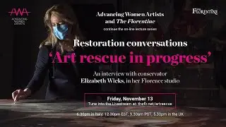 Restoration Conversations: Art rescue in progress