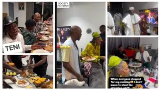 How Wizkid Fc's arch supporter Seun Kuti celebrated his 43rd birthday & his love for his family.