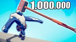 1.000.000 DAMAGE THOR'S HAMMER vs UNITS - TABS | Totally Accurate Battle Simulator 2025