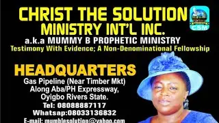 PROPHETIC WORSHIP AND PRAYERS WITH MUMMY B