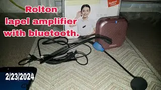 Rolton K400 portable voice amplifier w/ bluetooth, review. @EssentialfixSimplelif-le7lw