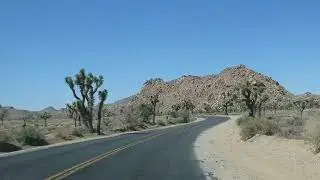 JT4 short drive though Joshua Tree National Park