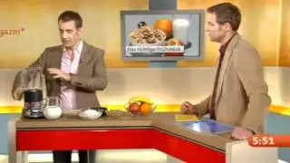 Das richtige Frühstück - Dr. Kurscheid im ARD Morgenmagazin am 01.04.2009