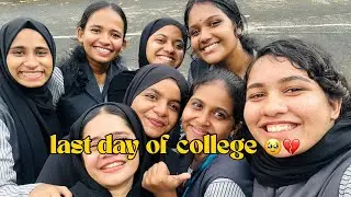Last day of college 🥹💔