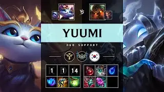 Yuumi Support vs Nautilus - KR Challenger Patch 25.12