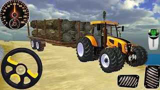 Hill Cargo Tractor Trolley Simulator Farming Game - 4&times;4 Offroad Tractor Driving - Android GamePlay