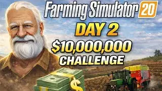 Day 2 &mdash; Risky Move: Bankruptcy or Smart Investment? | $10 Million Challenge | Farming Simulator 20