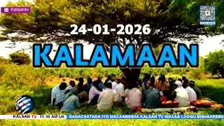 Wararka Telefishinka Kalsan Tv Tebin: Faysal Cabdi Faarax 25-01-2026.