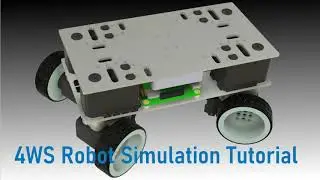 Four Wheel Steering Robot Simulation Tutorial