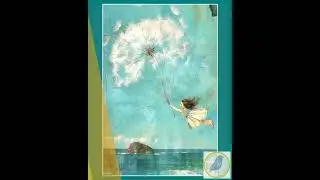 5x7 Greeting Card inspirational No446 Encouragement Whimsical Flower Birthday Fantasy Colorful Ho...