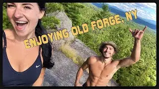OLD FORGE, NY enjoying both mountains & town!!