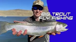 Fly Fishing For Big Rainbows! Utah Fishing Ice Off 2021