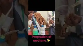 how to make methane gas?🙄|| prepartion of methane gas in very little time😶