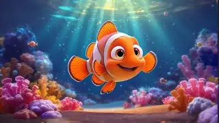 Nemo the Brave Clownfish | Underwater Adventure Story for Kids | Cartoon Nursery Rhyme
