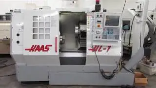 Haas HL-1 CNC Turning Center with Tool Presetter and Chip Auger