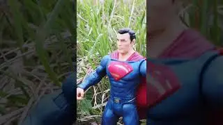 Superman vs Batman - DC Comics Justice League superheroes action figures Dark Knight #shorts