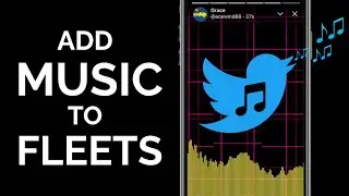 How to Add Music to Twitter Fleets (Create Fleets Tutorial)