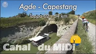 CANAL DU MIDI IN BICI | Agde - Capestang | Tappa  02 [ ENG SUBS ]
