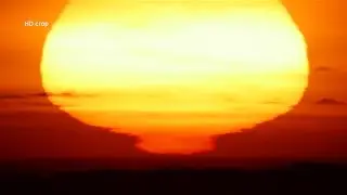 Distorted sun and small inversion layer 2015-04-06