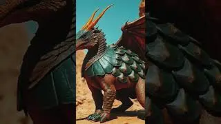 Incredible Hybrid Animal Fusion of Dragon and Armadillo #shorts #hybrids #music