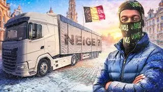 24H EN TANT QUE ROUTIER : DRIFT EN CAMION 🚛❄️