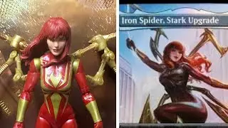 Mary Jane Watson Iron Spider Magic the Gathering Marvel legends crossover 