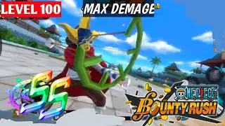 Level 100 SOGEKING in league SS Gameplay | One Piece Bounty Rush