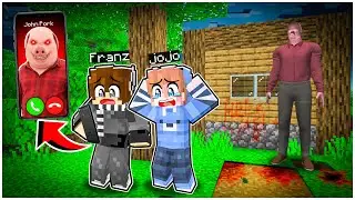 FRANZ & JOJO KETAKUTAN DI TELEPON MANUSIA BABI MENGERIKAN di MINECRAFT