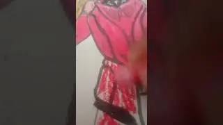how to draw SCARLET WITCH