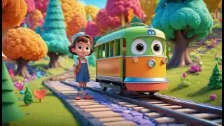 Where Is My Track Says Little Trolley | Nursery Rhymes for Kids & Baby Songs