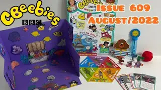 CBeebies Magazine , issue 609, August/2022, with playtime games set 😊✅