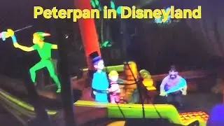 Galaxy trip full ride in Peterpan from Disneyland Park. #peterpan #disneyland #park #themepark