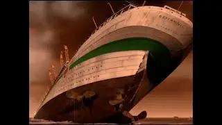 Britannic sinking video 