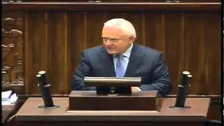 Leszek Miller - wystąpienie z 12 lipca 2013 r.