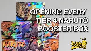 Opening Every Tier 4 Booster Box Naruto Kayou Wave 1-5