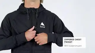Men's Burton Crown Bonded Full Zip Hoodie